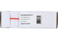 Tubo termorretráctil rojo Ø 2,4 mm / Longitud 15 metros