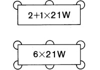 Unidad de luz indicadora/caja indicadora 12V