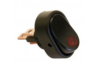 Interruptor con LED rojo 12V/30Amp