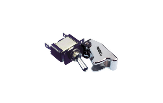 Interruptor de encendido/apagado Foliatec Kill Switch sin LED - Cubierta cromada - 1 pieza, Imagen 2