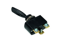 Interruptor de palanca encendido-apagado-encendido 12 V, 25 A, 3 contactos de tornillo, tamaño de instalación ø13 mm 