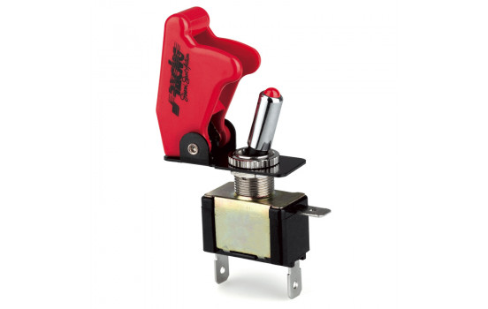 Interruptor Simoni Racing Baby Go - Rojo + LED rojo - 12 V/20 A