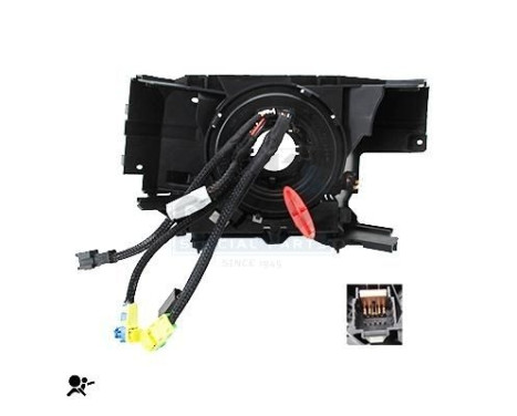 Muelle helicoidal, airbag