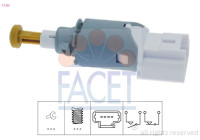 Interruptor de luz de freno 7.1225 Facet