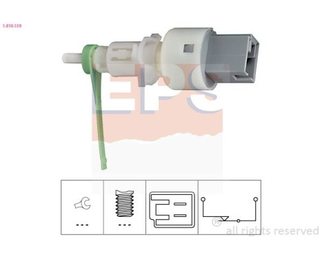 Interruptor, montaje del embrague 1.810.159 EPS Facet