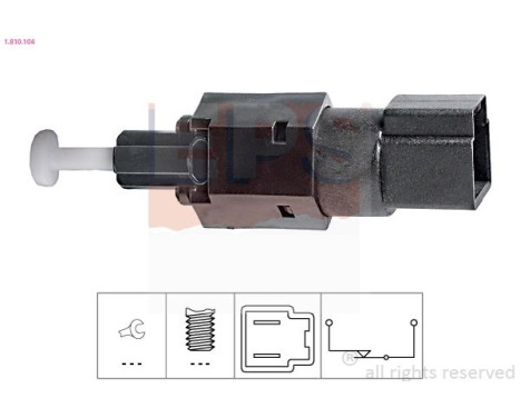 Interruptor de luz de freno 1.810.104 EPS Facet