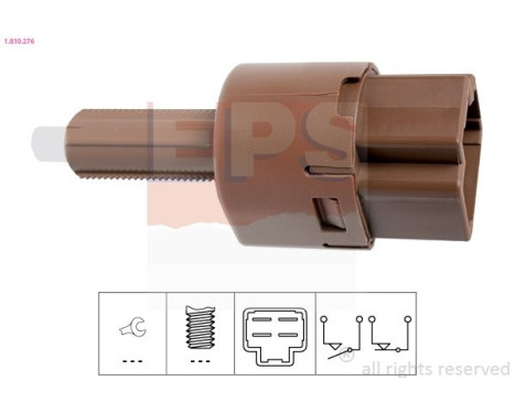 Interruptor de luz de freno 1.810.276 EPS Facet