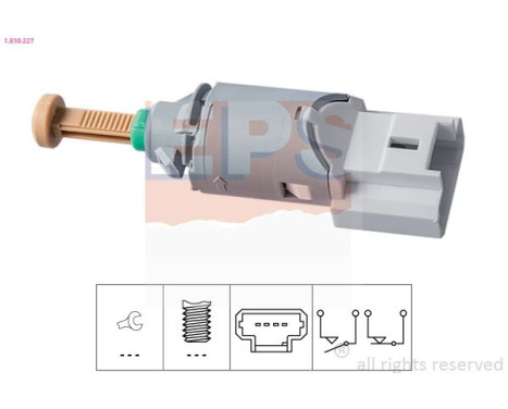 Interruptor de luz de freno 1810227 EPS Facet