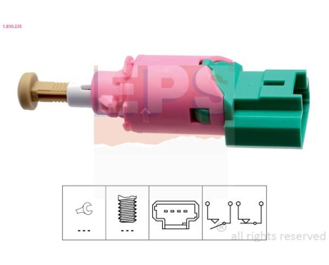 Interruptor de luz de freno 1810235 EPS Facet
