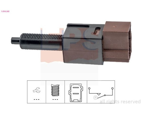 Interruptor de luz de freno 1810265 EPS Facet