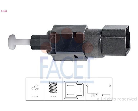 Interruptor de luz de freno 7.1104 Facet