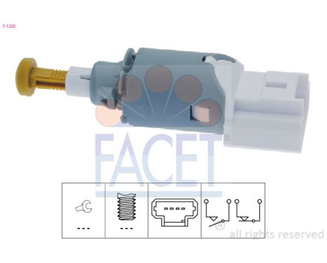 Interruptor de luz de freno 7.1225 Facet