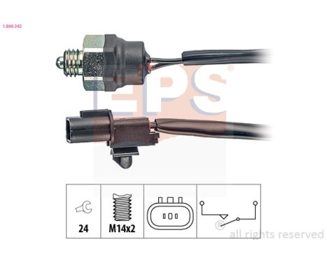 Interruptor de marcha atrás 1.860.342 EPS Facet