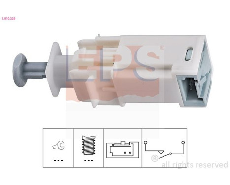 Interruptor, montaje del embrague 1810226 EPS Facet