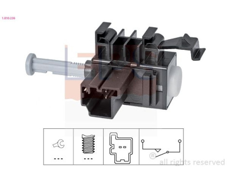 Interruptor, montaje del embrague 1810236 EPS Facet