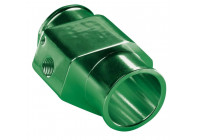 Adaptador en T de 28 mm verde para sensor de temperatura del agua
