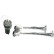 Bocina de aire Simoni Racing bicolor para camión, 24 V, 118 dB, aluminio