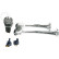 Bocina de aire Simoni Racing bicolor para camión, 24 V, 118 dB, aluminio, Miniatura 2