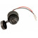 Adaptador USB - 2 puertos 5V-2.1A - integrado - negro