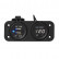Kit de empotrar: voltímetro 6-30 V + doble puerto USB (2 x 2100 mA), Miniatura 3