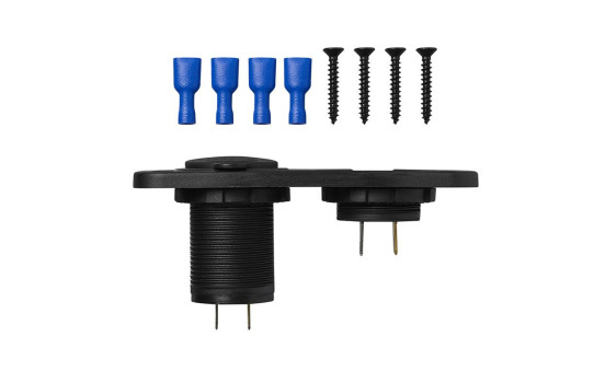 Kit de empotrar: voltímetro 6-30 V + doble puerto USB (2 x 2100 mA), Imagen 6