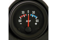 Instrumento de rendimiento negro Ampere -60>+60 52 mm