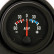 Instrumento de rendimiento negro Ampere -60>+60 52 mm