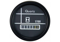 Instrumento de rendimiento negro Medidor de horas 52 mm