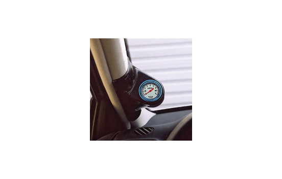 Soporte RGM para pilar A izquierdo - 1 x 52 mm - Volkswagen Passat 3B 1996-2000 - Negro (ABS)