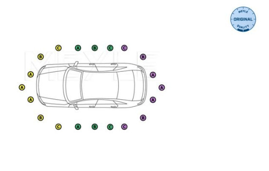 Sensor, control de distancia de estacionamiento, Imagen 3