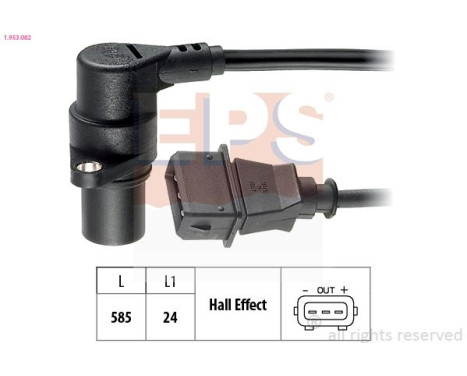 Sensor del cigüeñal 1.953.082 EPS Facet