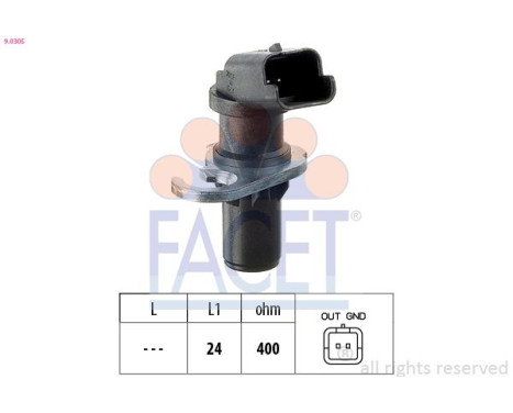 Sensor del cigüeñal 9.0305 Facet
