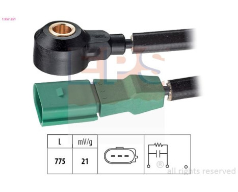 Sensor de detonación 1.957.251 EPS Facet