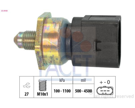 Sensor de presión de combustible
