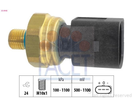 Sensor de presión de combustible