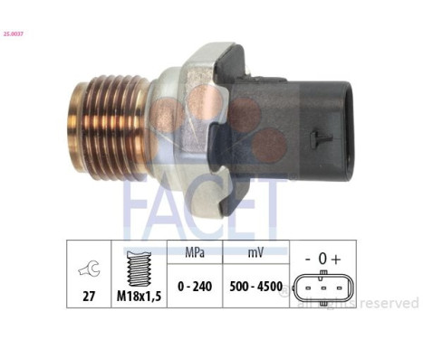 Sensor de presión de combustible