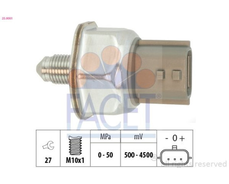 Sensor de presión de combustible