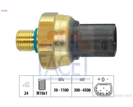 Sensor de presión de combustible