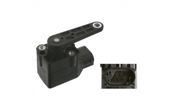 Sensor, nivel de suspensión neumática 37150 FEBI