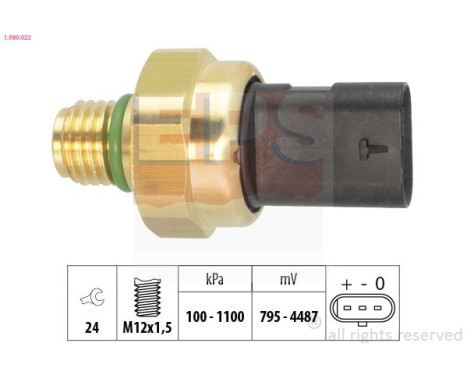Sensor de presión de aceite 1.980.022 EPS Facet