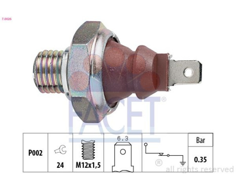 Sensor de presión de aceite