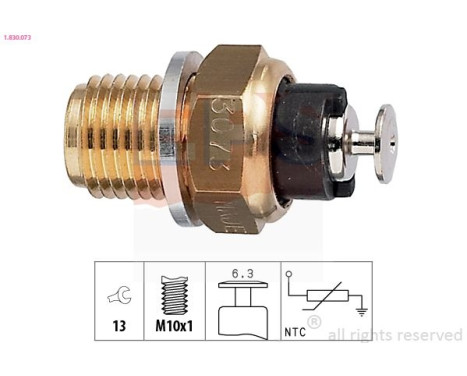 Sensor de temperatura del aceite 1.830.073 EPS Facet