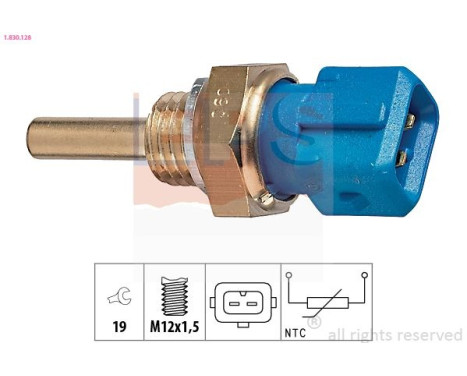 Sensor de temperatura del aceite 1.830.128 EPS Facet
