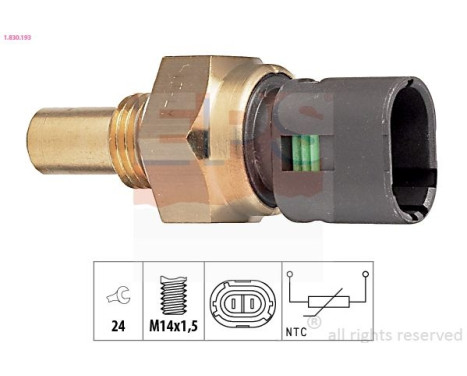 Sensor de temperatura del aceite 1.830.193 EPS Facet