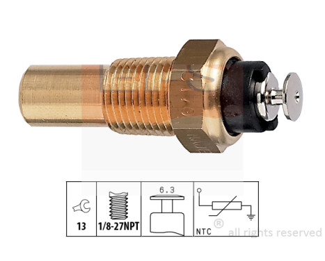 Sensor de temperatura del aceite 1.830.170 EPS Facet