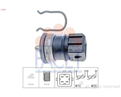 Sensor de temperatura 7.3251 Facet