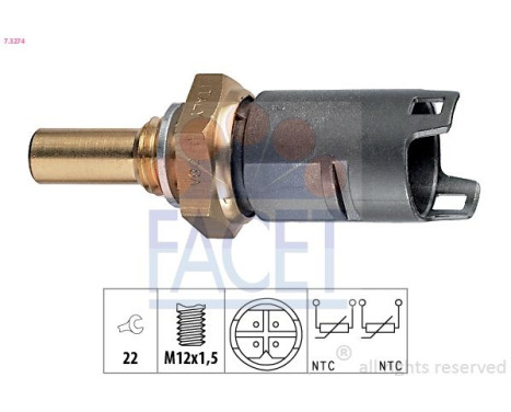 Sensor de temperatura 7.3274 Facet