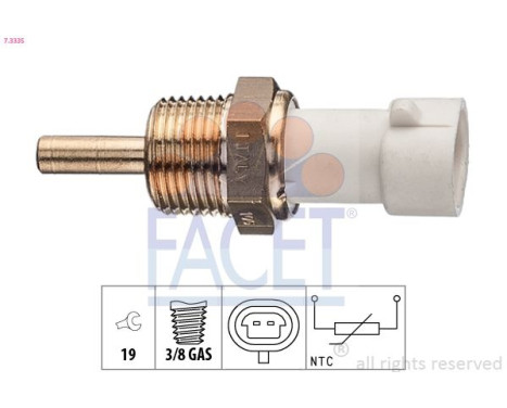 Sensor de temperatura 7.3335 Facet
