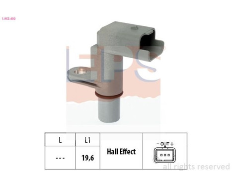 Sensor del árbol de levas 1.953.400 EPS Facet