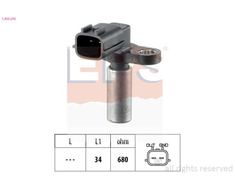 Sensor del cigüeñal 1.953.276 EPS Facet